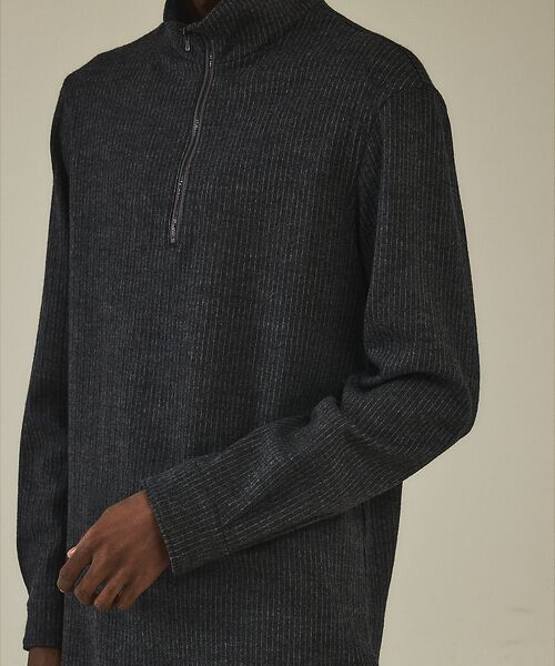 DESIGNWORKS / デザインワークス シャツ・ブラウス | 【スリーピース対応】フリングウール スムースジャージー プルオーバー ジップシャ | 詳細4