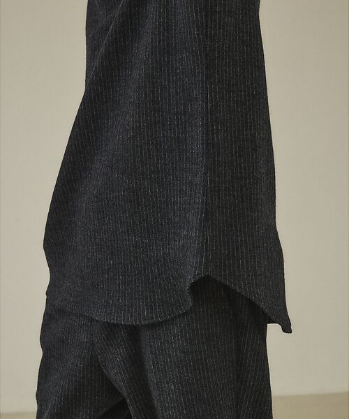 DESIGNWORKS / デザインワークス シャツ・ブラウス | 【スリーピース対応】フリングウール スムースジャージー プルオーバー ジップシャ | 詳細5