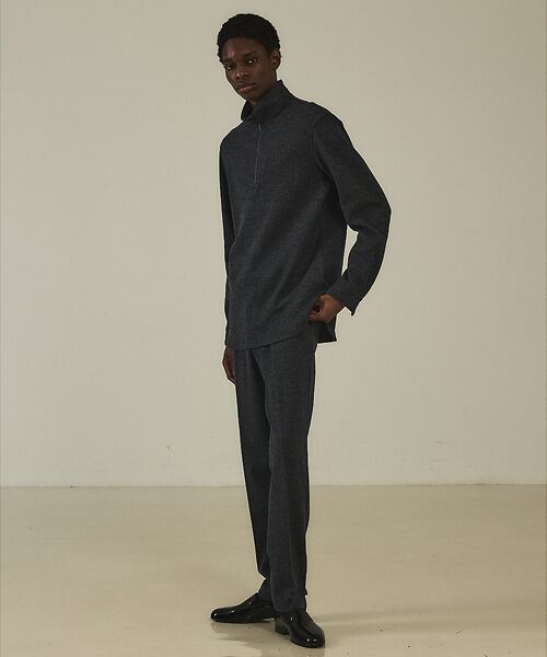DESIGNWORKS / デザインワークス シャツ・ブラウス | 【スリーピース対応】フリングウール スムースジャージー プルオーバー ジップシャ | 詳細9