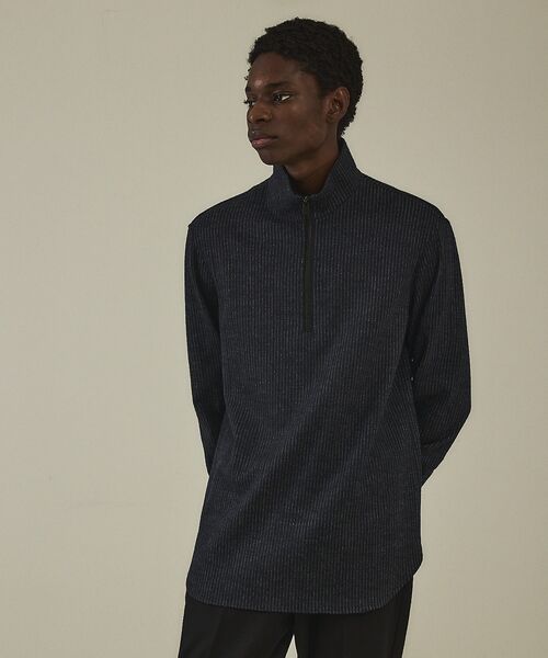 DESIGNWORKS / デザインワークス シャツ・ブラウス | 【スリーピース対応】フリングウール スムースジャージー プルオーバー ジップシャ | 詳細14