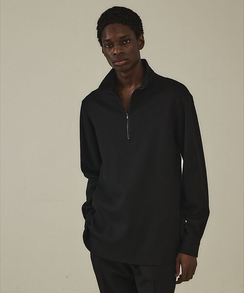 DESIGNWORKS / デザインワークス シャツ・ブラウス | 【スリーピース対応】フリングウール スムースジャージー プルオーバー ジップシャ | 詳細15