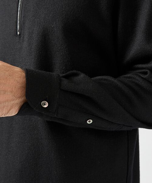 DESIGNWORKS / デザインワークス シャツ・ブラウス | 【スリーピース対応】フリングウール スムースジャージー プルオーバー ジップシャ | 詳細19