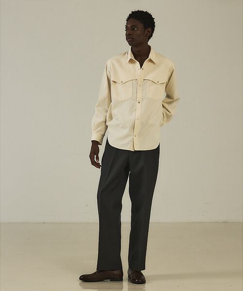 DESIGNWORKS / デザインワークス シャツ・ブラウス | 【ライトオンス】ウエスタン デニムシャツ | 詳細1