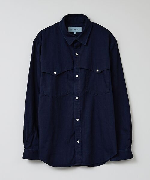 DESIGNWORKS/デザインワークス 【ライトオンス】ウエスタン デニムシャツ アイボリー 50 DESIGNWORKS/デザインワークス 【ライトオンス】ウエスタン デニムシャツ アイボリー 50