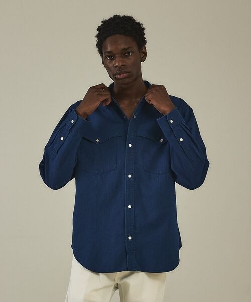 DESIGNWORKS / デザインワークス シャツ・ブラウス | 【ライトオンス】ウエスタン デニムシャツ | 詳細22