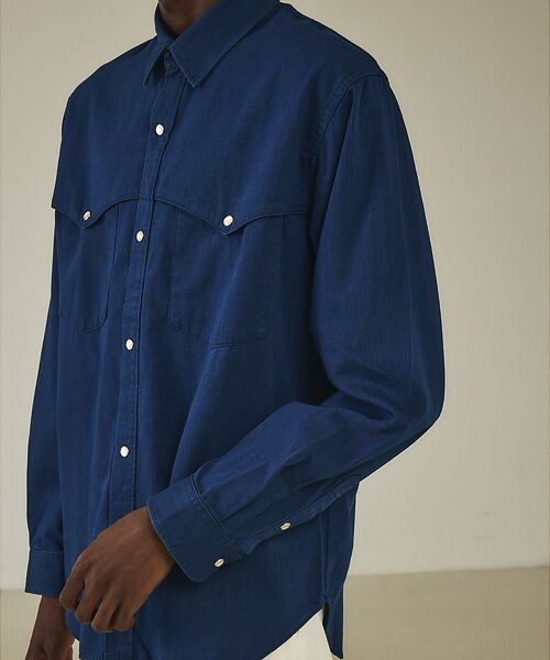 DESIGNWORKS / デザインワークス シャツ・ブラウス | 【ライトオンス】ウエスタン デニムシャツ | 詳細14