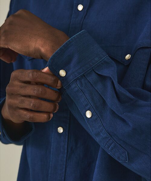 DESIGNWORKS / デザインワークス シャツ・ブラウス | 【ライトオンス】ウエスタン デニムシャツ | 詳細15