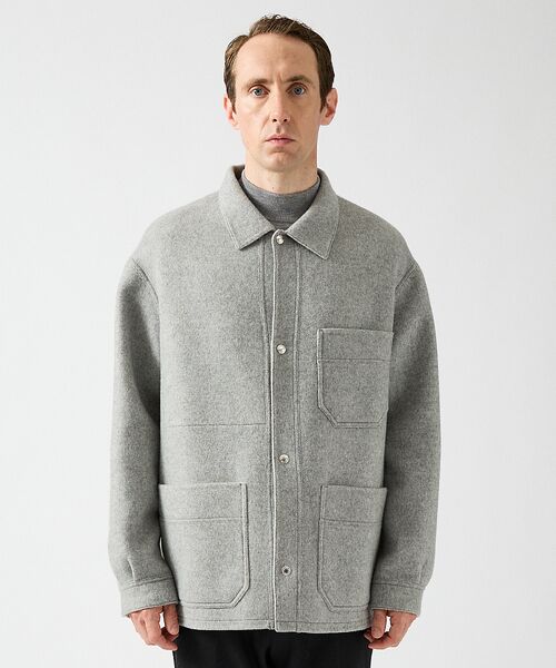 DESIGNWORKS / デザインワークス ブルゾン | Super110's フレンチ カバーオール / リバー仕立て | 詳細1