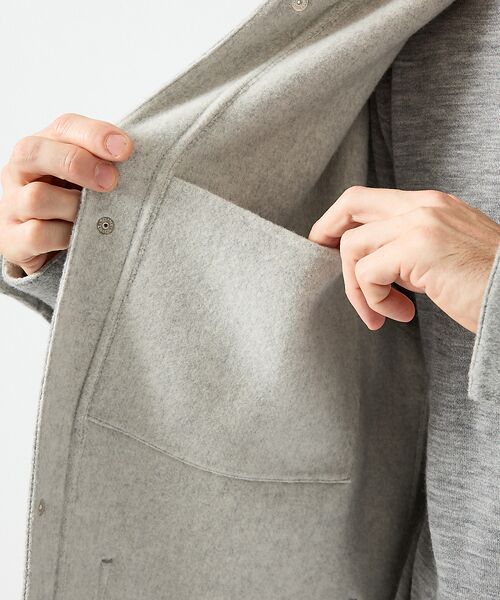 DESIGNWORKS / デザインワークス ブルゾン | Super110's フレンチ カバーオール / リバー仕立て | 詳細10