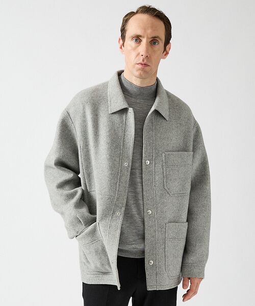 DESIGNWORKS / デザインワークス ブルゾン | Super110's フレンチ カバーオール / リバー仕立て | 詳細11