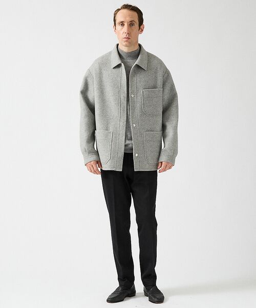 DESIGNWORKS / デザインワークス ブルゾン | Super110's フレンチ カバーオール / リバー仕立て | 詳細12