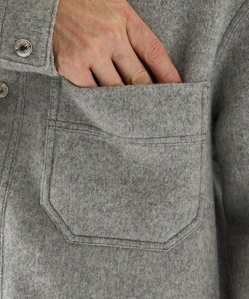 DESIGNWORKS / デザインワークス ブルゾン | Super110's フレンチ カバーオール / リバー仕立て | 詳細6
