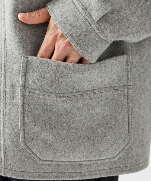 DESIGNWORKS / デザインワークス ブルゾン | Super110's フレンチ カバーオール / リバー仕立て | 詳細7