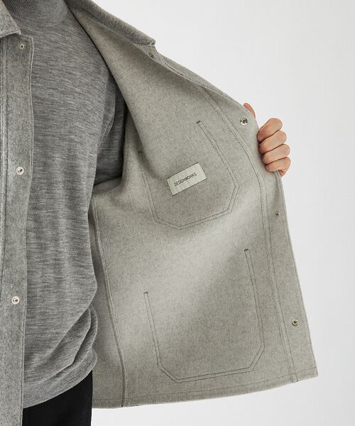 DESIGNWORKS / デザインワークス ブルゾン | Super110's フレンチ カバーオール / リバー仕立て | 詳細9