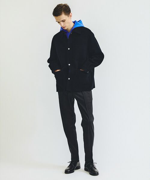 DESIGNWORKS / デザインワークス ブルゾン | Super110's フレンチ カバーオール / リバー仕立て | 詳細13
