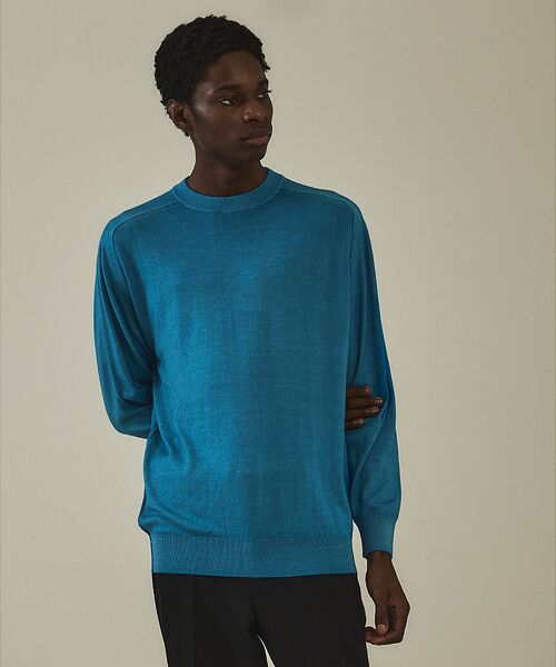DESIGNWORKS / デザインワークス ニット・セーター | アシッドニット クルーネックプルオーバー | 詳細9