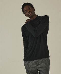 DESIGNWORKS / デザインワークス ニット・セーター | カシミヤ モックネック プルオーバーニット