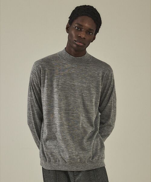 DESIGNWORKS / デザインワークス ニット・セーター | カシミヤ モックネック プルオーバーニット | 詳細2