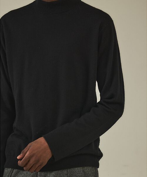 DESIGNWORKS / デザインワークス ニット・セーター | カシミヤ モックネック プルオーバーニット | 詳細9