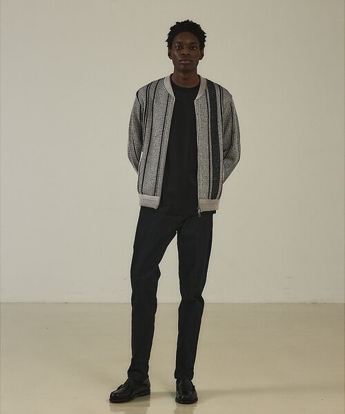 DESIGNWORKS / デザインワークス ブルゾン | ランダムストライプ MA-1 | 詳細1