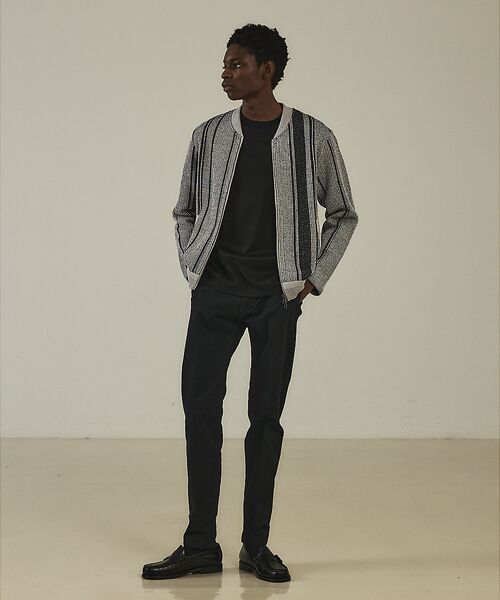 DESIGNWORKS / デザインワークス ブルゾン | ランダムストライプ MA-1 | 詳細5