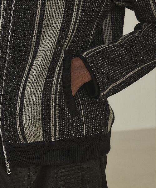 DESIGNWORKS / デザインワークス ブルゾン | ランダムストライプ MA-1 | 詳細13