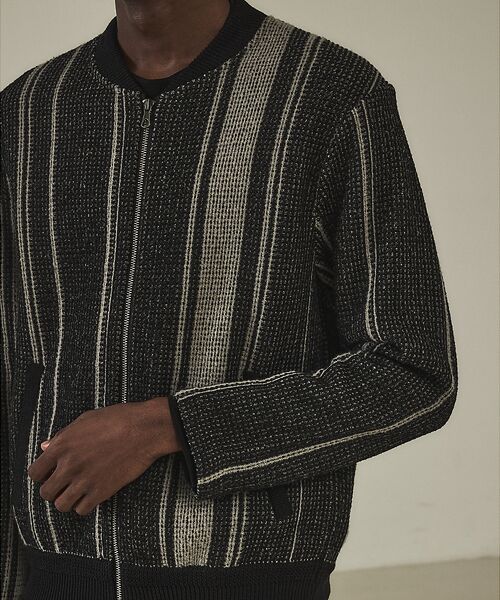 DESIGNWORKS / デザインワークス ブルゾン | ランダムストライプ MA-1 | 詳細14
