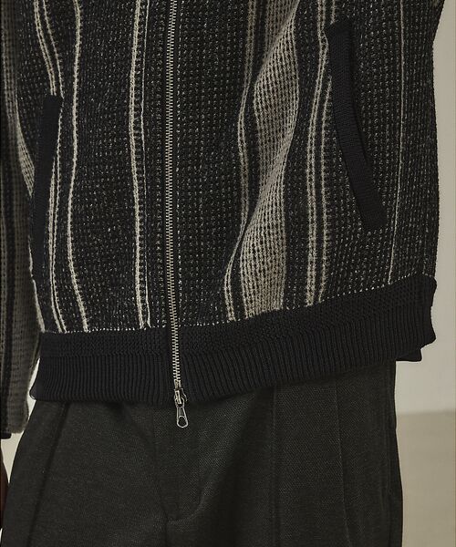 DESIGNWORKS / デザインワークス ブルゾン | ランダムストライプ MA-1 | 詳細15