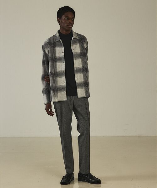 DESIGNWORKS / デザインワークス シャツ・ブラウス | オンブレー ニットシャツ | 詳細1