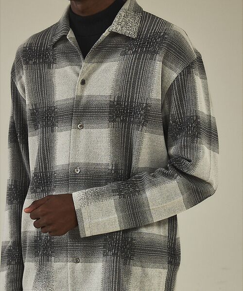 DESIGNWORKS / デザインワークス シャツ・ブラウス | オンブレー ニットシャツ | 詳細5