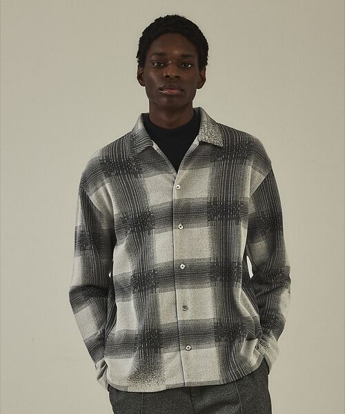 DESIGNWORKS / デザインワークス シャツ・ブラウス | オンブレー ニットシャツ | 詳細9