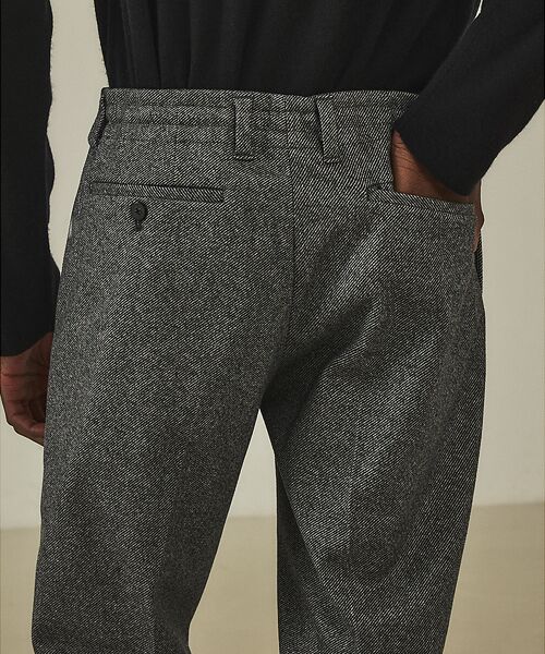 DESIGNWORKS / デザインワークス スラックス・ドレスパンツ | 【定番人気】アクティブセッター フランネル ピンタックイージーパンツ / ストレ | 詳細3