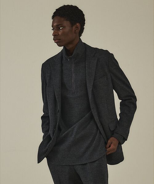DESIGNWORKS / デザインワークス テーラードジャケット | 【スリーピース対応】フリングウール スムースジャージー ジャケット | 詳細12