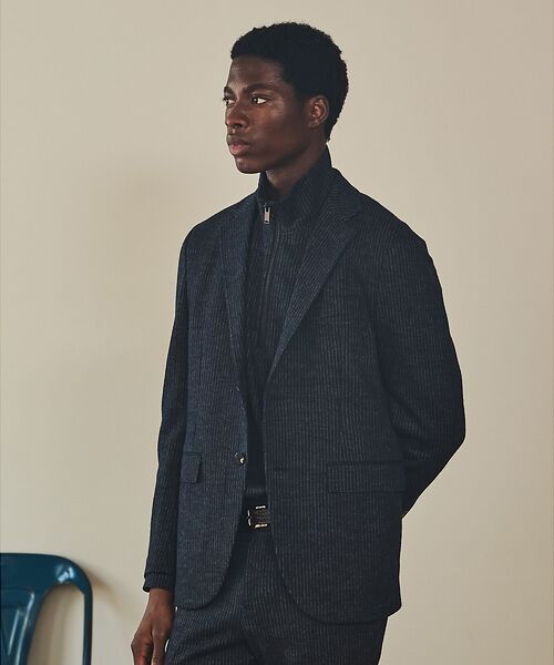 DESIGNWORKS / デザインワークス テーラードジャケット | 【スリーピース対応】フリングウール スムースジャージー ジャケット | 詳細15
