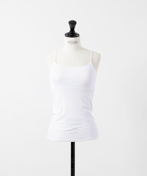 DESIGNWORKS / デザインワークス キャミソール・チューブトップ | 【AROMATIQUE/アロマティック】コットンリバーレース パッド付（ホワイト）