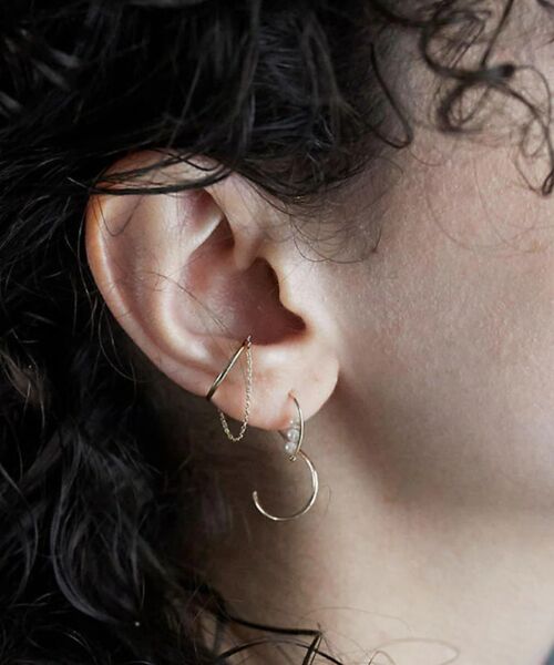 DESIGNWORKS / デザインワークス ピアス・イヤリング | 【Lamie/ラミエ 】S ピアス Akoya (S)右耳 | 詳細2