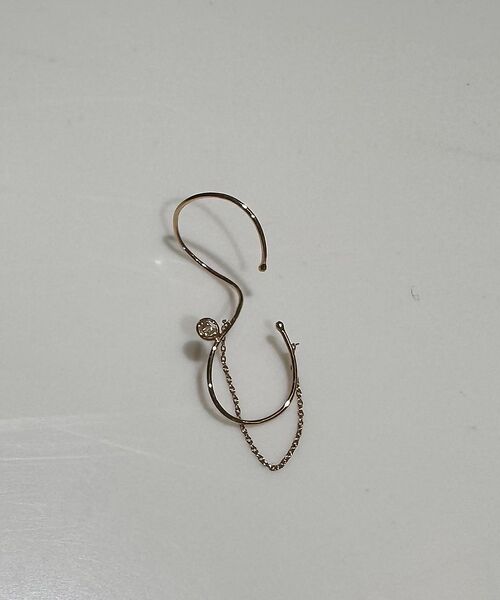 DESIGNWORKS / デザインワークス アクセサリー | 【Lamie/ラミエ 】S Chain チェーンイヤーカフ Dia (S) | 詳細3