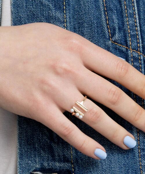 DESIGNWORKS / デザインワークス リング | 【Hirotaka /ヒロタカ】BELUGA アコヤパール リング | 詳細1