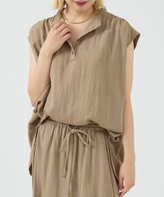 DESIGNWORKS / デザインワークス シャツ・ブラウス | 【セットアップ対応】レーヨンフレンチスリーブブラウス