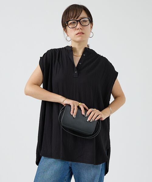 DESIGNWORKS / デザインワークス シャツ・ブラウス | 【セットアップ対応】レーヨンフレンチスリーブブラウス | 詳細6