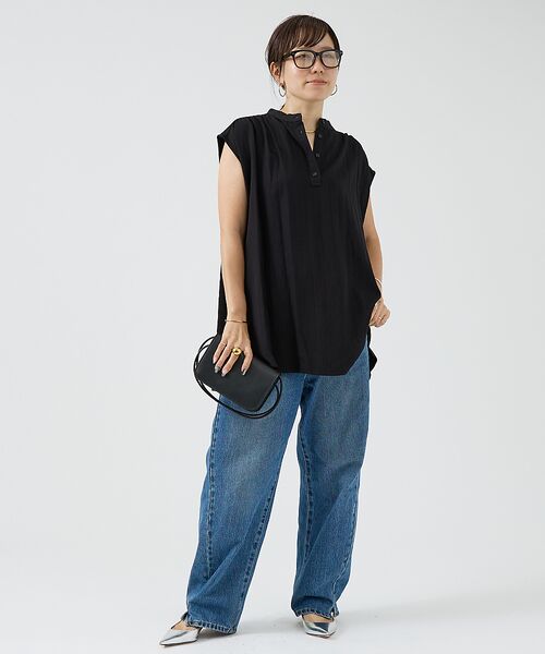 DESIGNWORKS / デザインワークス シャツ・ブラウス | 【セットアップ対応】レーヨンフレンチスリーブブラウス | 詳細9