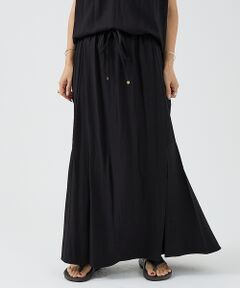 DESIGNWORKS / デザインワークス ロング・マキシ丈スカート | 【セットアップ対応】レーヨンセットアップフレアスカート