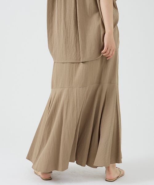 DESIGNWORKS / デザインワークス ロング・マキシ丈スカート | 【セットアップ対応】レーヨンセットアップフレアスカート | 詳細3