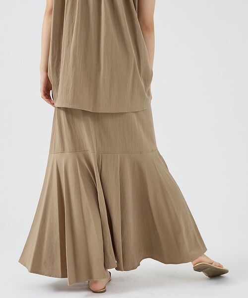 DESIGNWORKS / デザインワークス ロング・マキシ丈スカート | 【セットアップ対応】レーヨンセットアップフレアスカート | 詳細4
