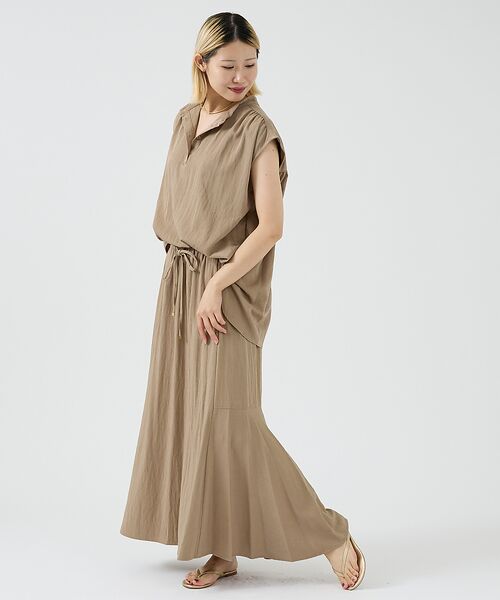 DESIGNWORKS / デザインワークス ロング・マキシ丈スカート | 【セットアップ対応】レーヨンセットアップフレアスカート | 詳細5