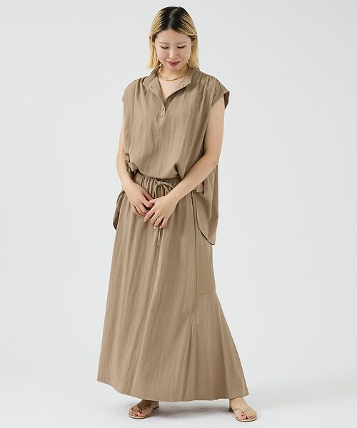 DESIGNWORKS / デザインワークス ロング・マキシ丈スカート | 【セットアップ対応】レーヨンセットアップフレアスカート | 詳細7