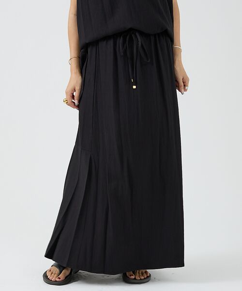 DESIGNWORKS / デザインワークス ロング・マキシ丈スカート | 【セットアップ対応】レーヨンセットアップフレアスカート | 詳細9
