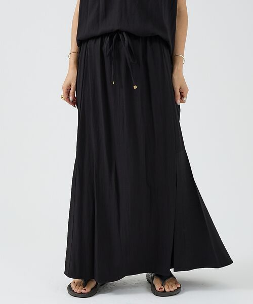 DESIGNWORKS / デザインワークス ロング・マキシ丈スカート | 【セットアップ対応】レーヨンセットアップフレアスカート | 詳細10