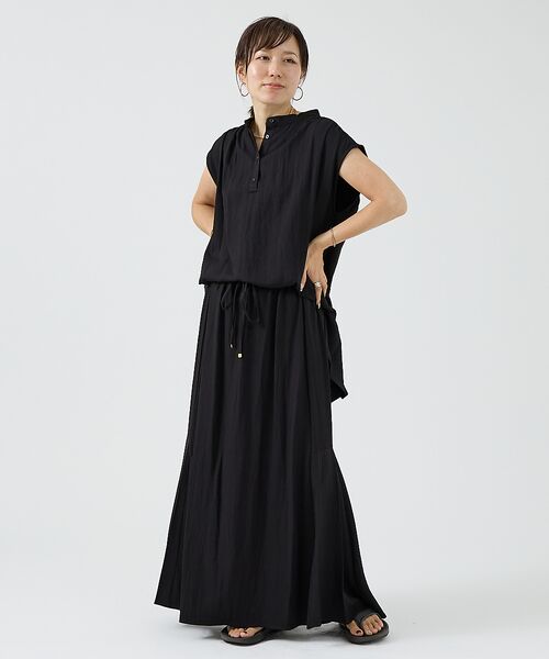 DESIGNWORKS / デザインワークス ロング・マキシ丈スカート | 【セットアップ対応】レーヨンセットアップフレアスカート | 詳細12