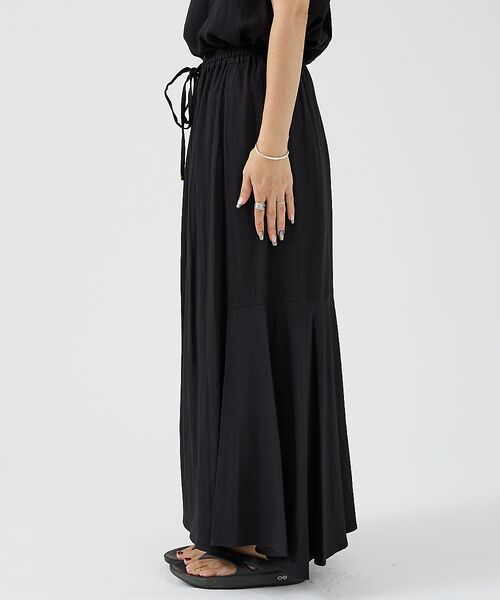 DESIGNWORKS / デザインワークス ロング・マキシ丈スカート | 【セットアップ対応】レーヨンセットアップフレアスカート | 詳細14